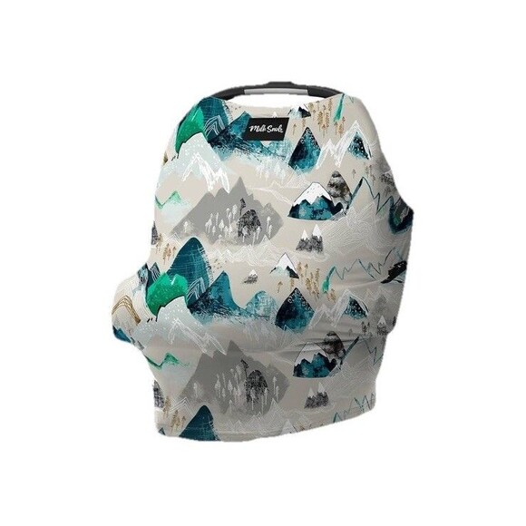Milk Snob Rocky Mountains 5-in-1 Cover for Baby Car Seat, Breastfeeding etc. - Picture 1 of 11